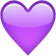紫ハート